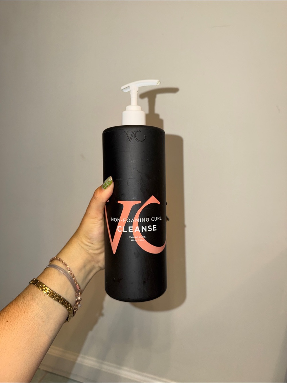 Non-Foaming Curl Cleanse Shampoo — Black / Pink